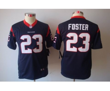 nike youth nfl jerseys houston texans #23 foster blue[nike limited]