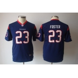 nike youth nfl jerseys houston texans #23 foster blue[nike]