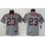 nike youth nfl jerseys houston texans #23 foster grey[Elite lights out]