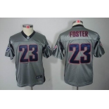 nike youth nfl jerseys houston texans #23 foster grey[Elite shadow]