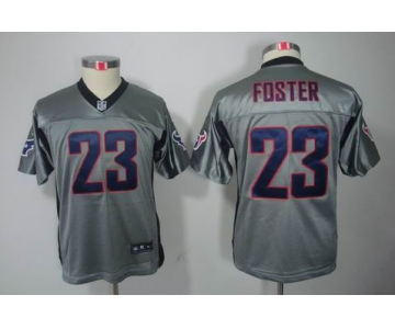 nike youth nfl jerseys houston texans #23 foster grey[Elite shadow]