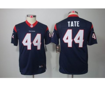 nike youth nfl jerseys houston texans #44 tate blue[nike limited]