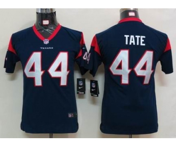 nike youth nfl jerseys houston texans #44 tate blue[nike]