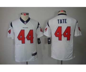 nike youth nfl jerseys houston texans #44 tate white[nike]