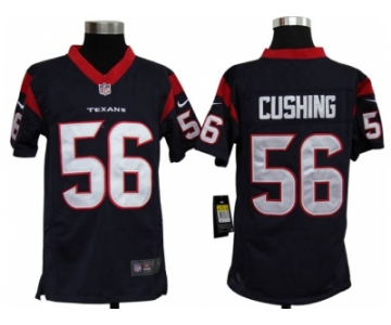 nike youth nfl jerseys houston texans #56 cushing blue[nike]