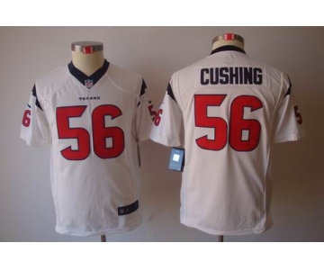 nike youth nfl jerseys houston texans #56 cushing white[nike limited]