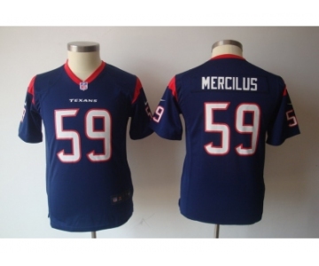 nike youth nfl jerseys houston texans #59 mercilus blue[nike]