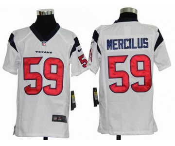 nike youth nfl jerseys houston texans #59 mercilus white[nike]