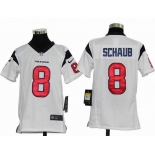 nike youth nfl jerseys houston texans #8 schaub white[nike]