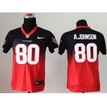 nike youth nfl jerseys houston texans #80 a.johnson blue-red[nike drift fashion][second version]