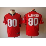 nike youth nfl jerseys houston texans #80 a.johnson red[nike limited]