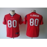 nike youth nfl jerseys houston texans #80 a.johnson red[nike]