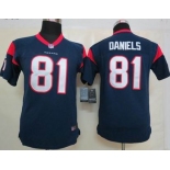 nike youth nfl jerseys houston texans #81 daniels blue[nike]