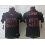 nike youth nfl jerseys houston texans #90 clowney black[Elite lights out][clowney]