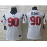 nike youth nfl jerseys houston texans #90 clowney white[nike limited][clowney]