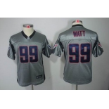 nike youth nfl jerseys houston texans #99 watt grey[Elite shadow]