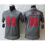 nike youth nfl jerseys houston texans #99 watt grey[nike vapor]