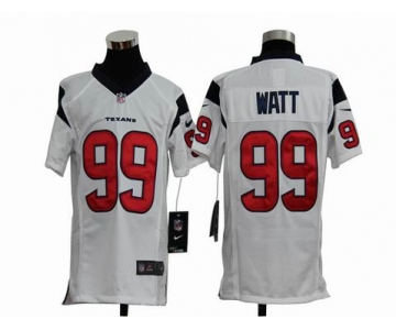 nike youth nfl jerseys houston texans #99 watt white[nike]