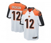 Men Nike Cincinnati Bengals #12 Alex Erickson Game White NFL Jersey