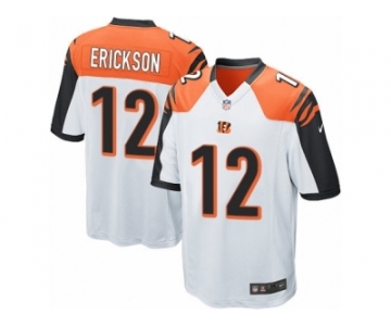 Men Nike Cincinnati Bengals #12 Alex Erickson Game White NFL Jersey