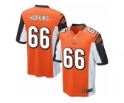 Men Nike Cincinnati Bengals #66 Trey Hopkins Game Orange Alternate NFL Jersey