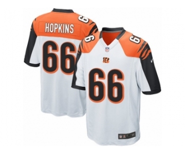 Men Nike Cincinnati Bengals #66 Trey Hopkins Game White NFL Jersey