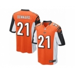 Men's Nike Cincinnati Bengals #21 Darqueze Dennard Game Orange Alternate NFL Jersey