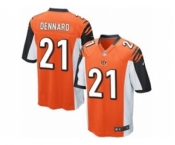 Men's Nike Cincinnati Bengals #21 Darqueze Dennard Game Orange Alternate NFL Jersey