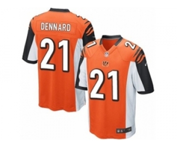 Men's Nike Cincinnati Bengals #21 Darqueze Dennard Game Orange Alternate NFL Jersey