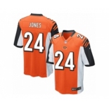 Men's Nike Cincinnati Bengals #24 Adam Jones Game Orange Alternate NFL Jersey