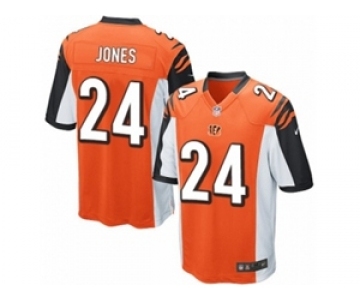 Men's Nike Cincinnati Bengals #24 Adam Jones Game Orange Alternate NFL Jersey