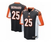 Men's Nike Cincinnati Bengals #25 Giovani Bernard Game Black Team Color NFL Jersey