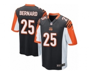 Men's Nike Cincinnati Bengals #25 Giovani Bernard Game Black Team Color NFL Jersey