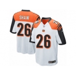 Men's Nike Cincinnati Bengals #26 Josh Shaw Game White NFL Jersey