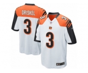 Men's Nike Cincinnati Bengals #3 Jeff Driskel Game White NFL Jersey