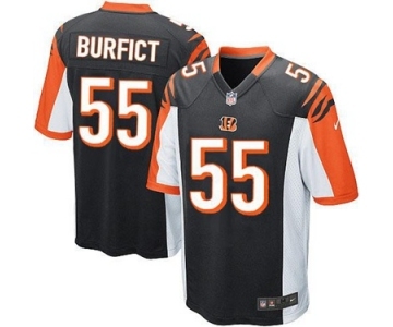 Men's Nike Cincinnati Bengals #55 Vontaze Burfict Game Black Team Color NFL Jersey