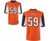 Men's Nike Cincinnati Bengals #59 Nick Vigil Game Orange Alternate NFL Jersey