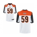 Men's Nike Cincinnati Bengals #59 Nick Vigil Game White NFL Jersey