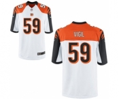 Men's Nike Cincinnati Bengals #59 Nick Vigil Game White NFL Jersey