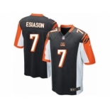 Men's Nike Cincinnati Bengals #7 Boomer Esiason Game Black Team Color NFL Jersey