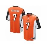 Men's Nike Cincinnati Bengals #7 Boomer Esiason Game Orange Alternate NFL Jersey