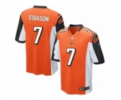 Men's Nike Cincinnati Bengals #7 Boomer Esiason Game Orange Alternate NFL Jersey