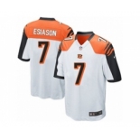 Men's Nike Cincinnati Bengals #7 Boomer Esiason Game White NFL Jersey