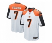 Men's Nike Cincinnati Bengals #7 Boomer Esiason Game White NFL Jersey