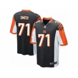 Men's Nike Cincinnati Bengals #71 Andre Smith Game Black Team Color NFL Jersey