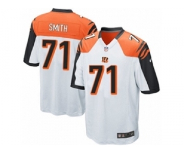 Men's Nike Cincinnati Bengals #71 Andre Smith Game White NFL Jersey