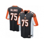 Men's Nike Cincinnati Bengals #75 Andrew Billings Game Black Team Color NFL Jersey