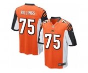 Men's Nike Cincinnati Bengals #75 Andrew Billings Game Orange Alternate NFL Jersey