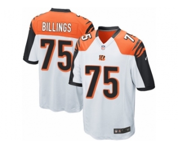 Men's Nike Cincinnati Bengals #75 Andrew Billings Game White NFL Jersey