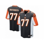 Men's Nike Cincinnati Bengals #77 Andrew Whitworth Game Black Team Color NFL Jersey